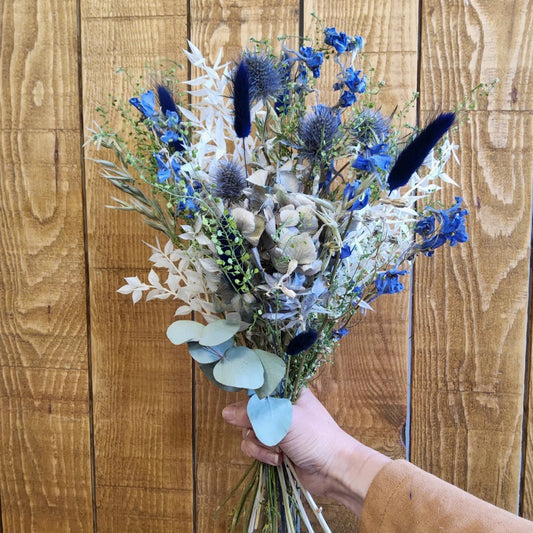 Bouquet séché navy