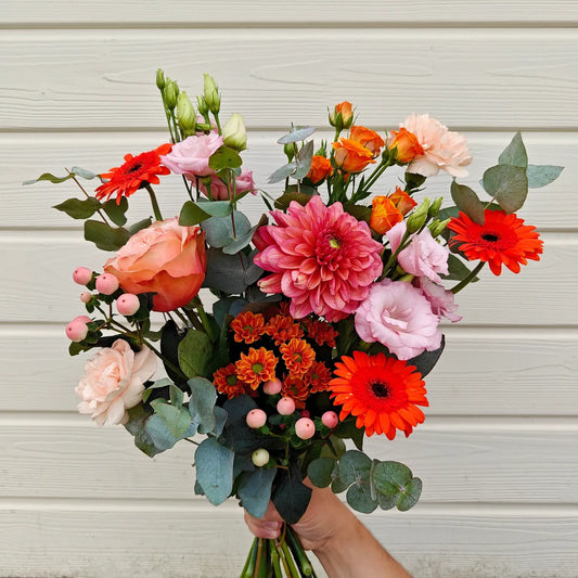 Bouquet corail