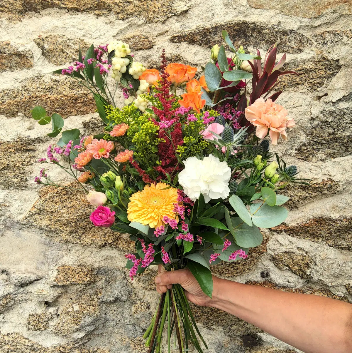 Bouquet arc-en-ciel