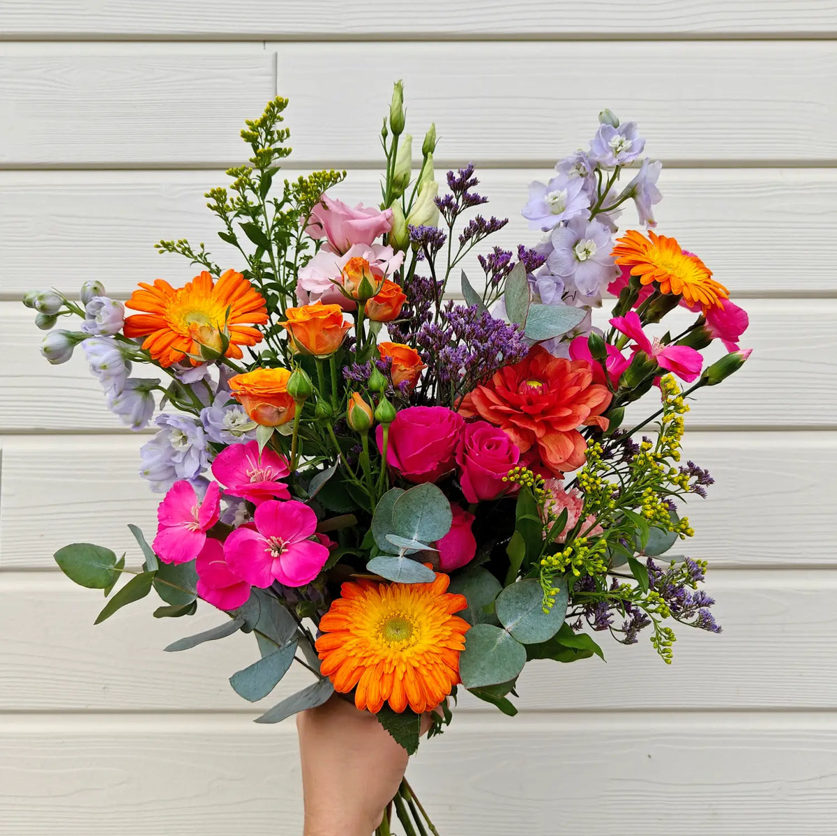 Bouquet arc-en-ciel